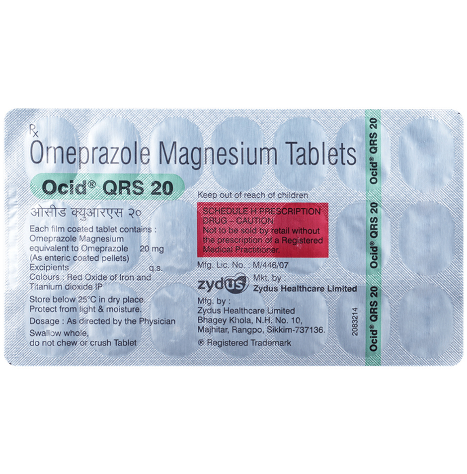 Ocid QRS 20 Tablet