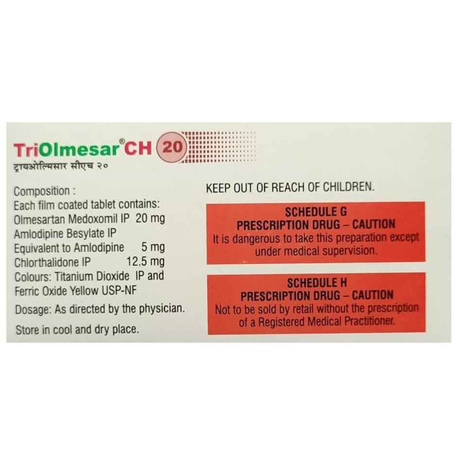 Triolmesar CH 20 Tablet