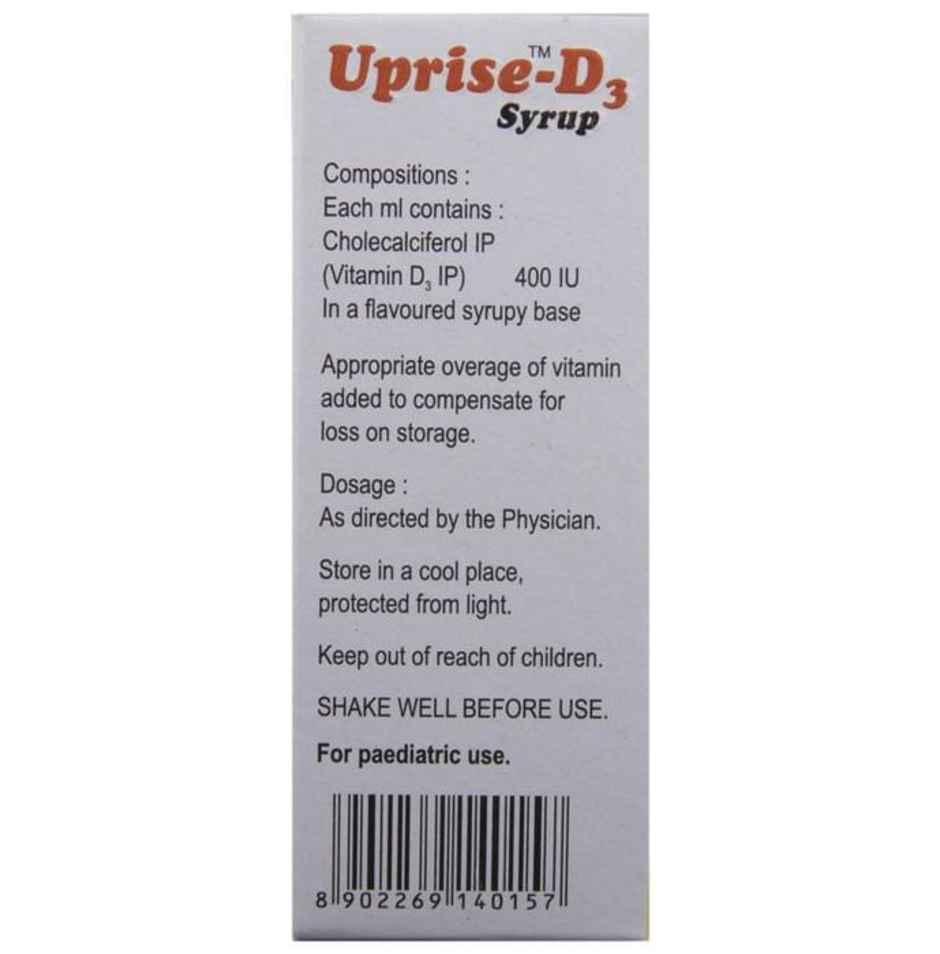 Uprise-D3 400IU Vitamin D3 Syrup