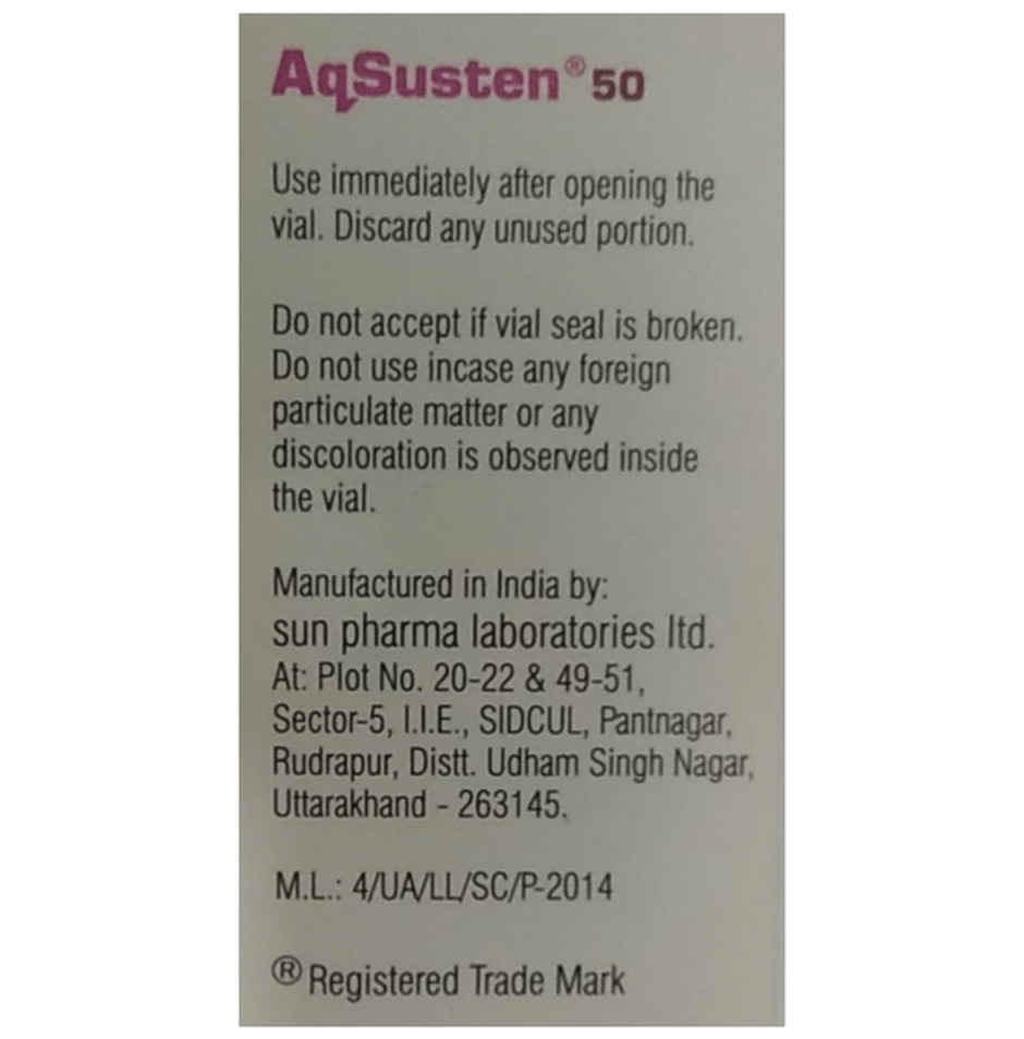 Aqsusten 50 Solution for Injection
