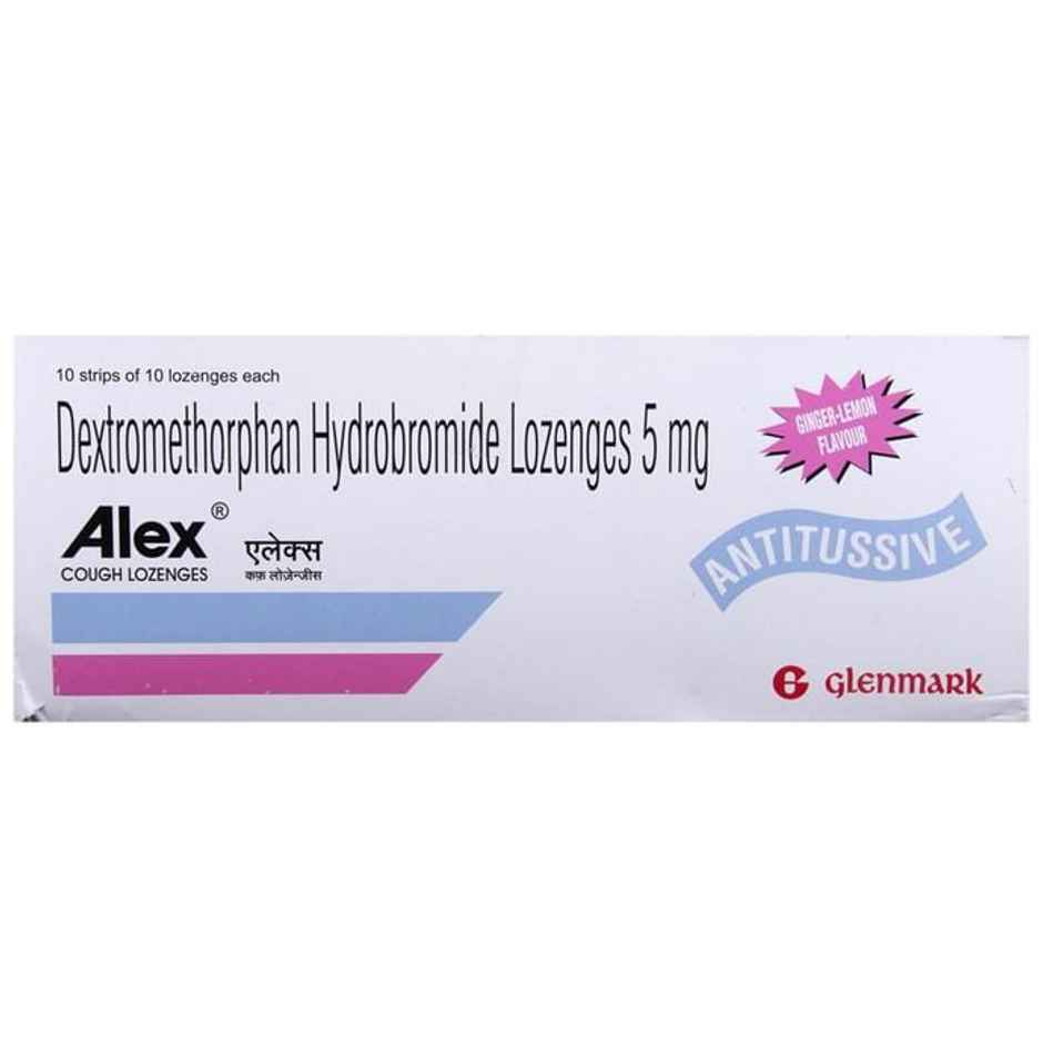 Alex Cough Ginger-Lemon Flavour Lozenges