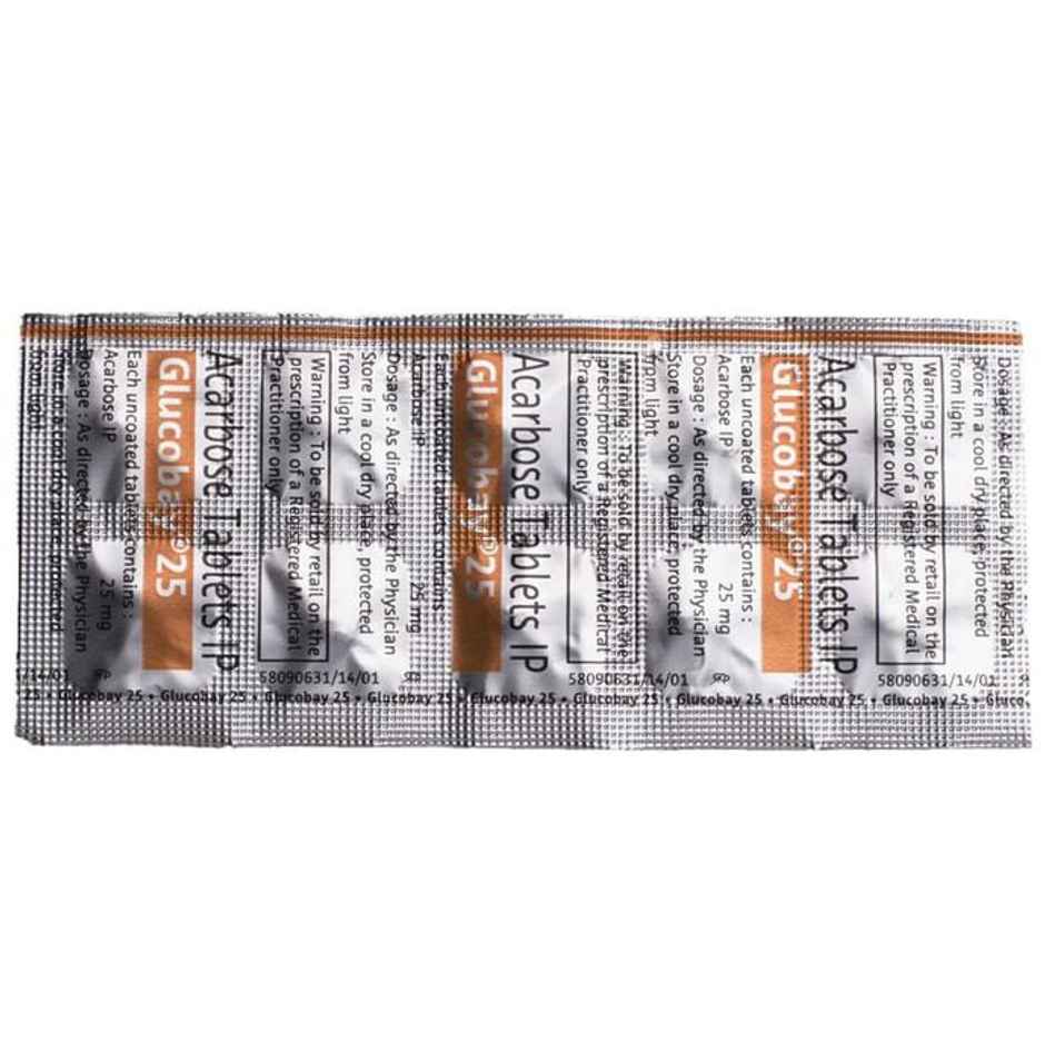 Glucobay 25 Tablet