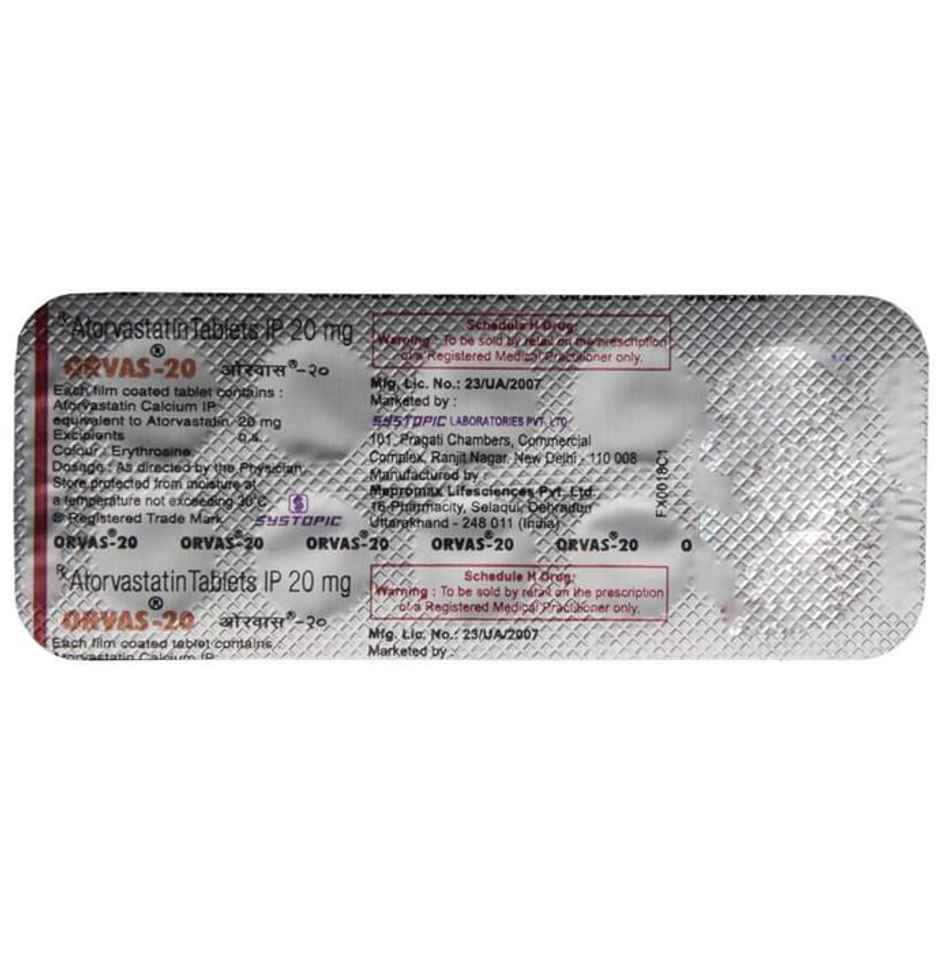 Orvas-20 Tablet