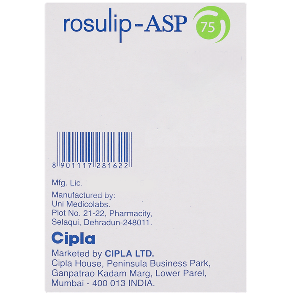 Rosulip-ASP 75 Capsule