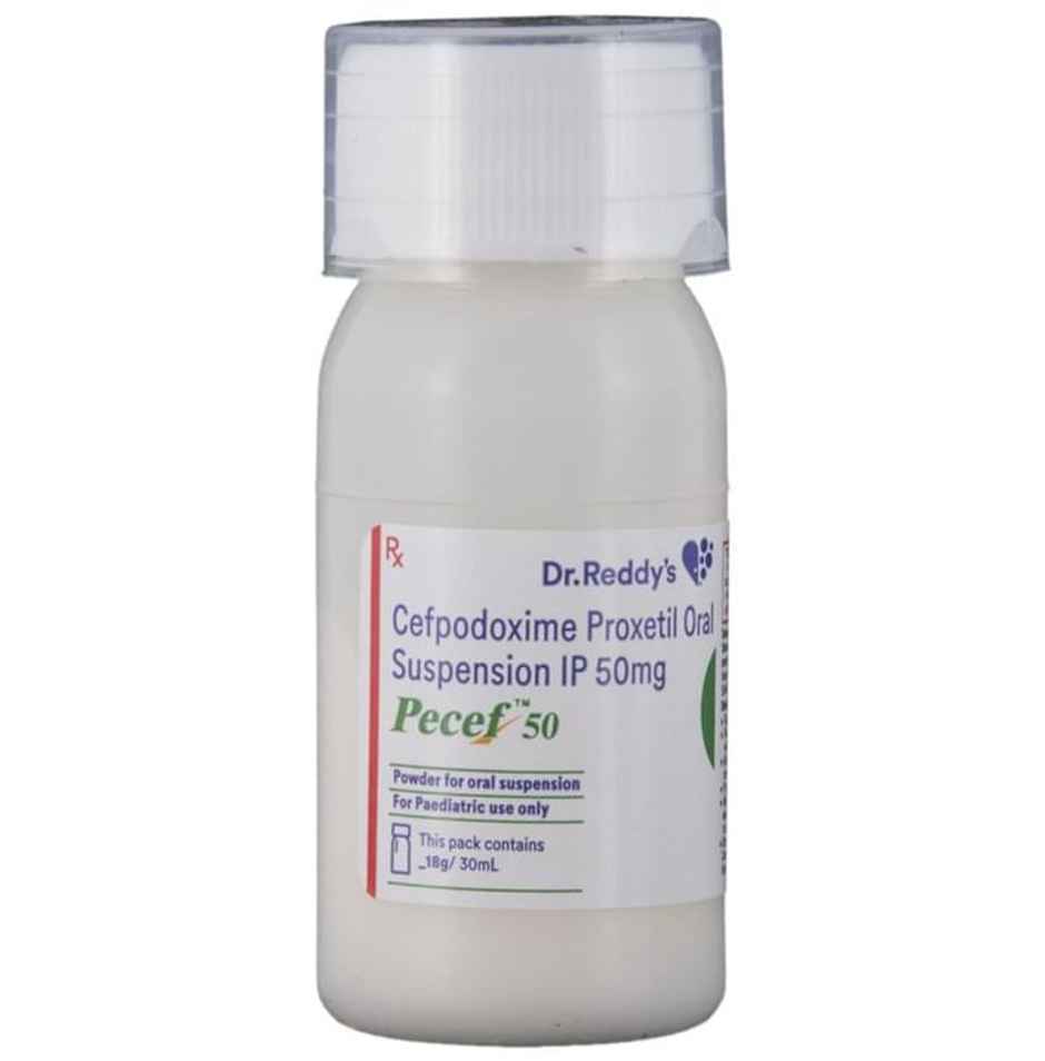Pecef 50 Oral Suspension