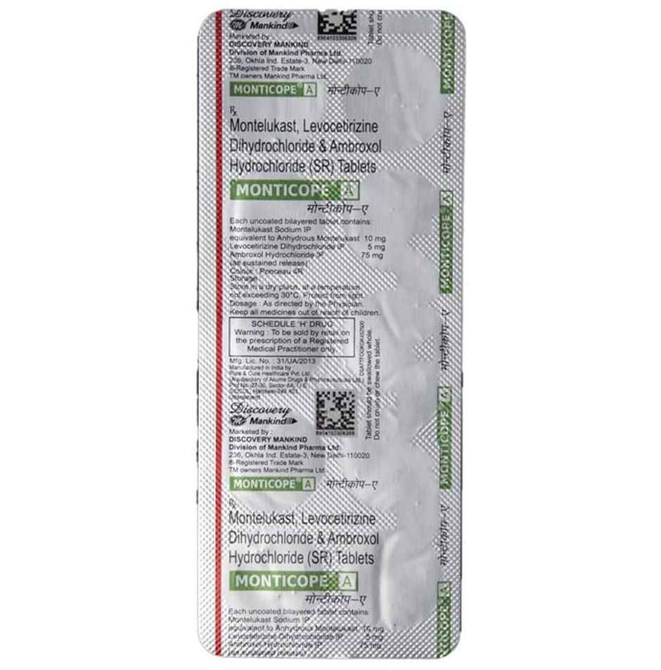 Monticope A Tablet SR