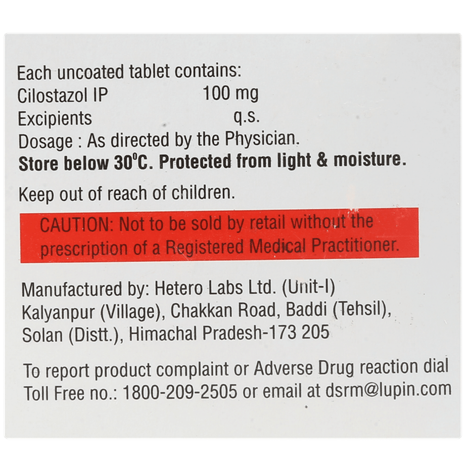 Cilodoc 100 Tablet