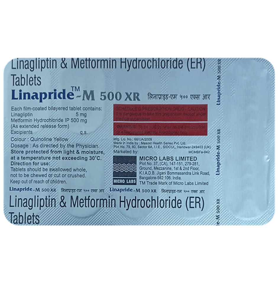 Linapride-M 500 XR Tablet