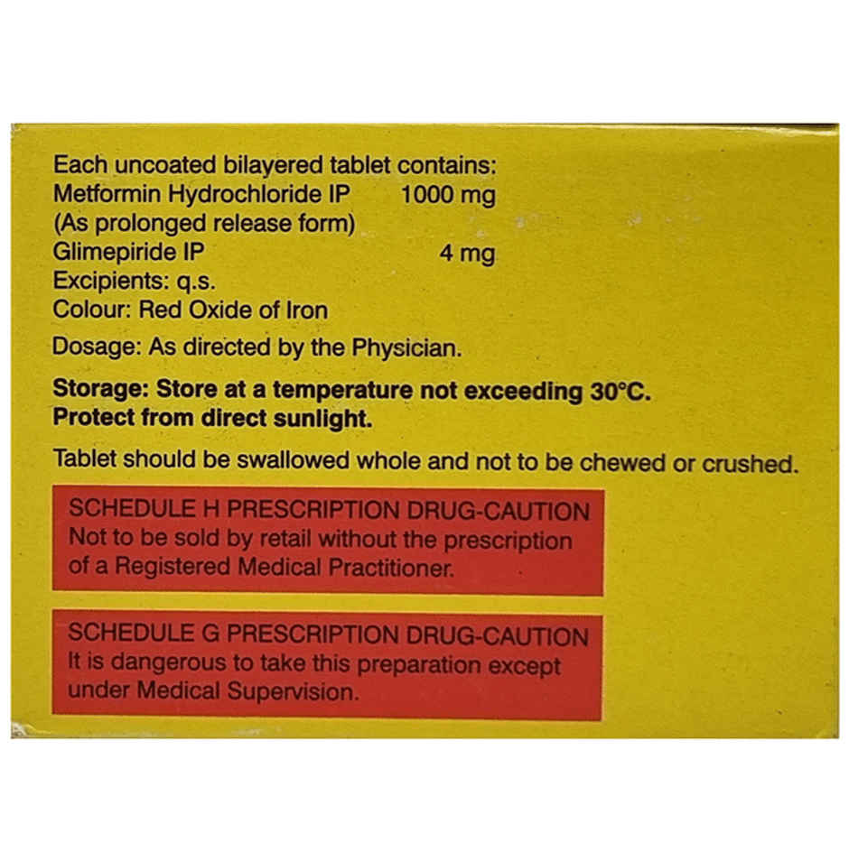 Glycomet-GP 4 Forte Tablet PR
