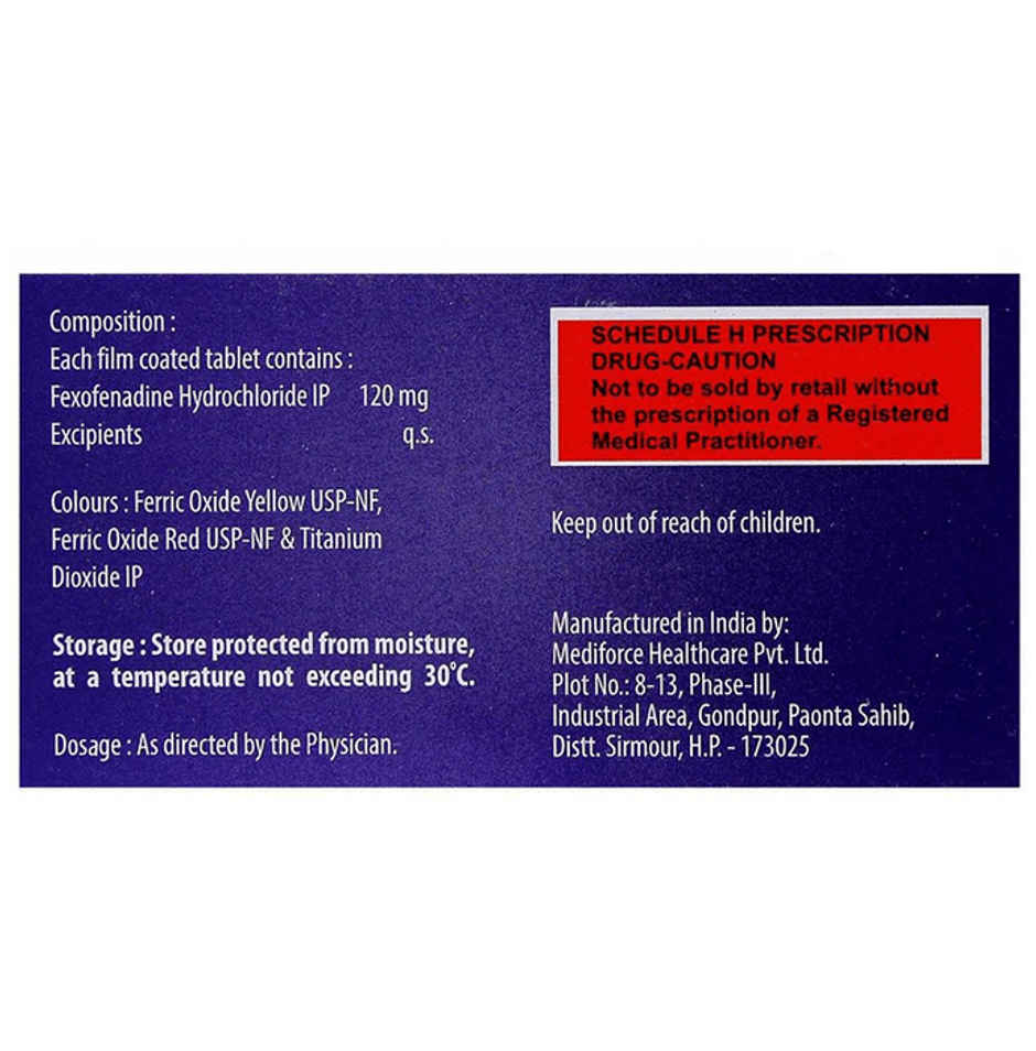 Histafree-120 Tablet