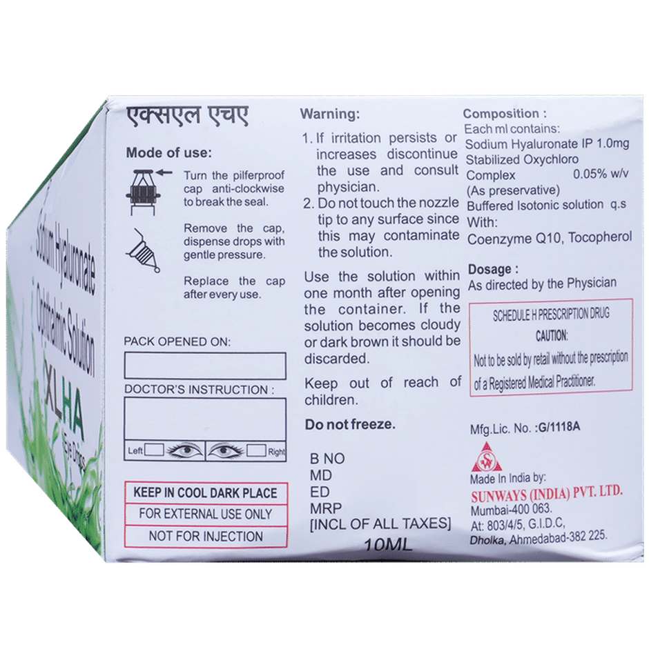 XLHA Eye Drop