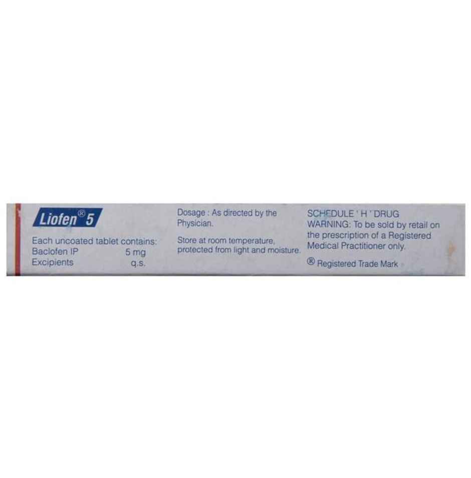 Liofen 5 Tablet
