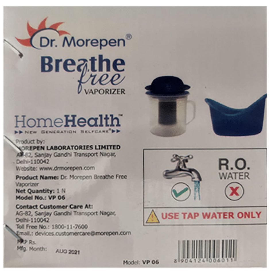Dr-Morepen VP-06 Breathe Free Vaporizer / Steamer
