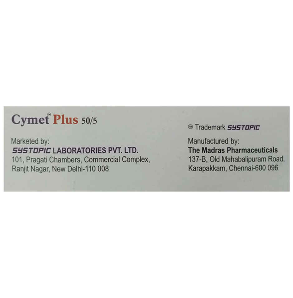 Cymet Plus 50/5 Tablet PR
