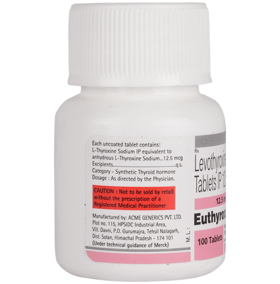 Euthyrox 12.5 Tablet