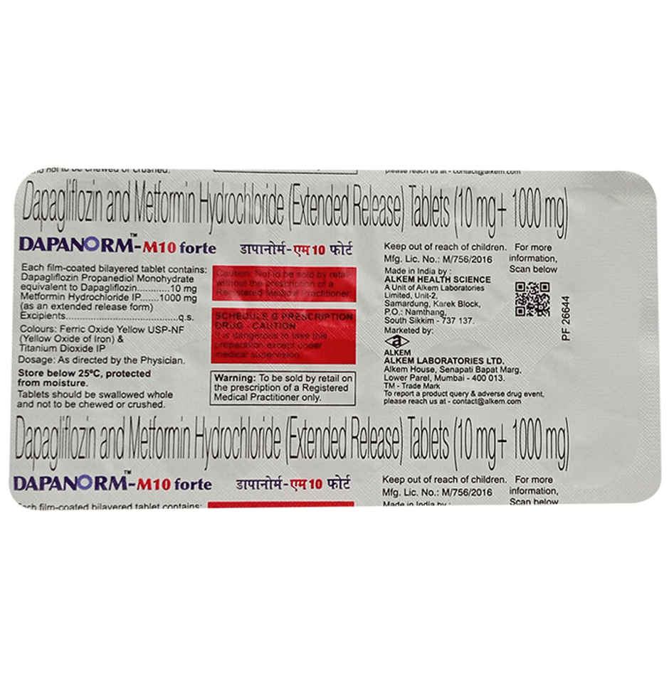 Dapanorm M10 Forte Tablet ER