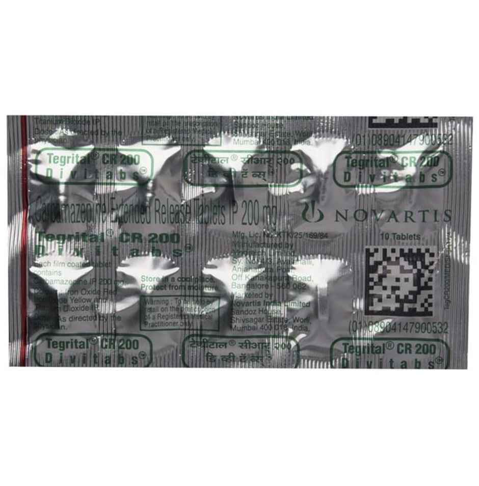 Tegrital CR 200 Divitabs Tablet ER
