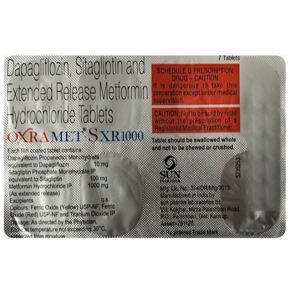 Oxramet-S XR 1000 Tablet