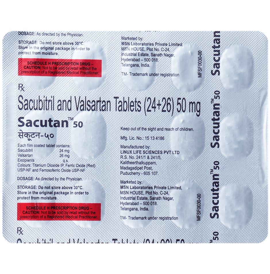 Sacutan 50 Tablet