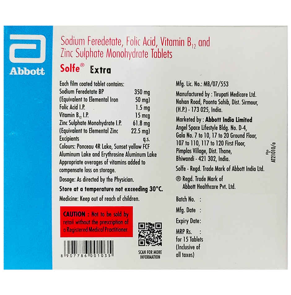 Solfe Extra Tablet