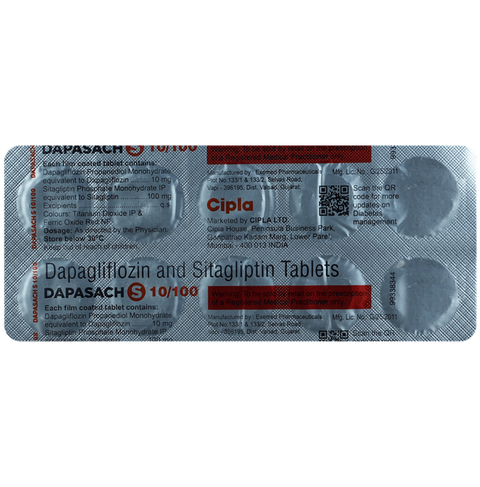 Dapasach S 10/100 Tablet