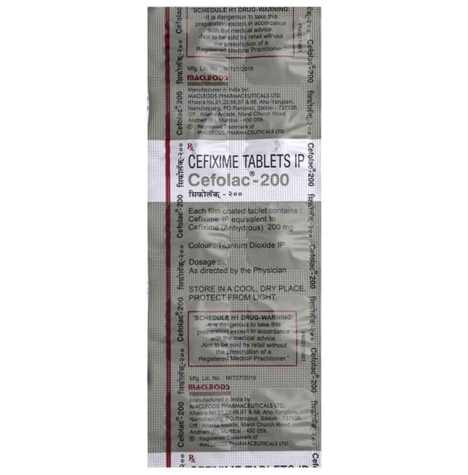Cefolac-200 Tablet
