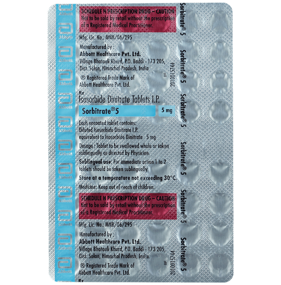 Sorbitrate 5 Tablet