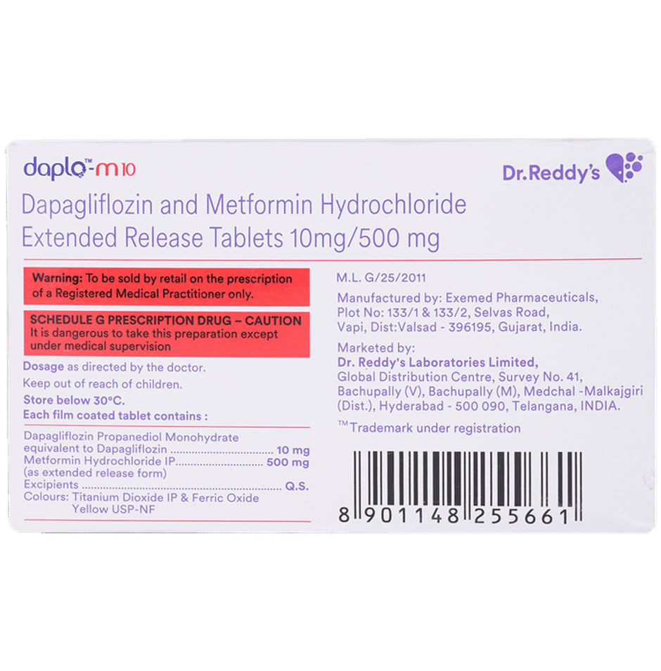 Daplo-M 10 Tablet ER