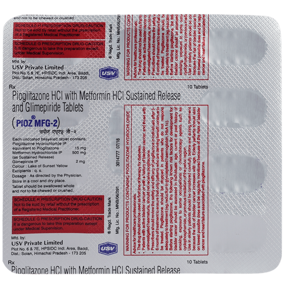 PIOZ MF G-2 Tablet SR