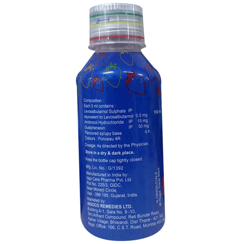 Tuspel LS Strawberry Flavour Syrup