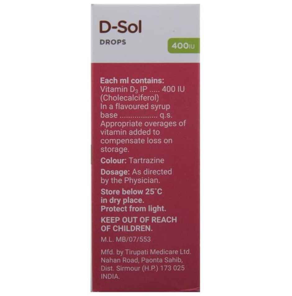 D-Sol 400IU Mango Flavour Drop