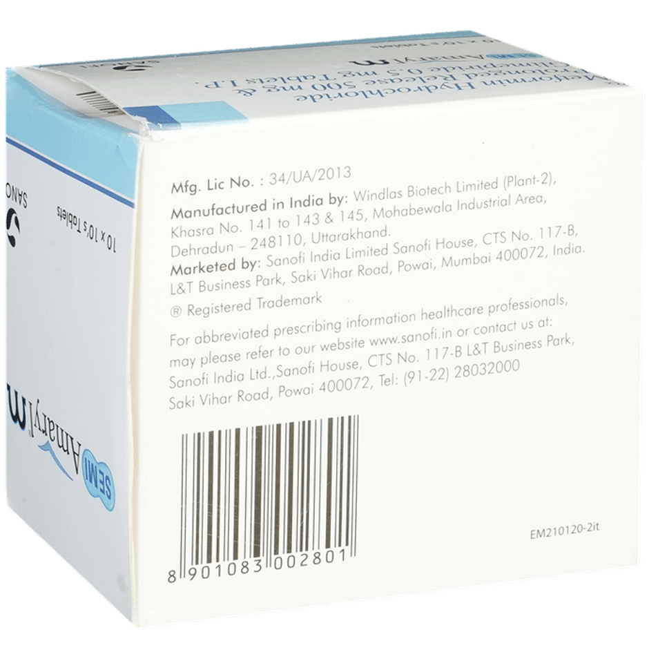 Semi Amaryl M Tablet PR