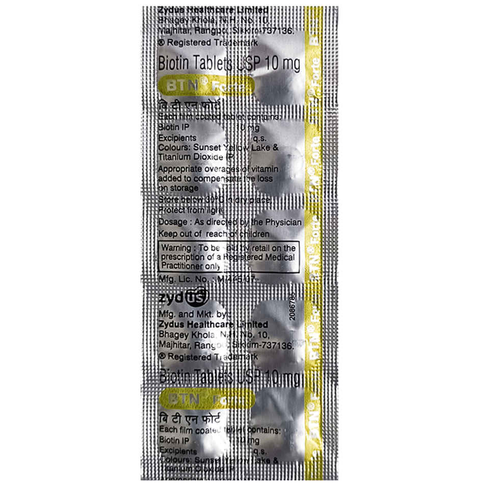 BTN Forte 10mg Tablet
