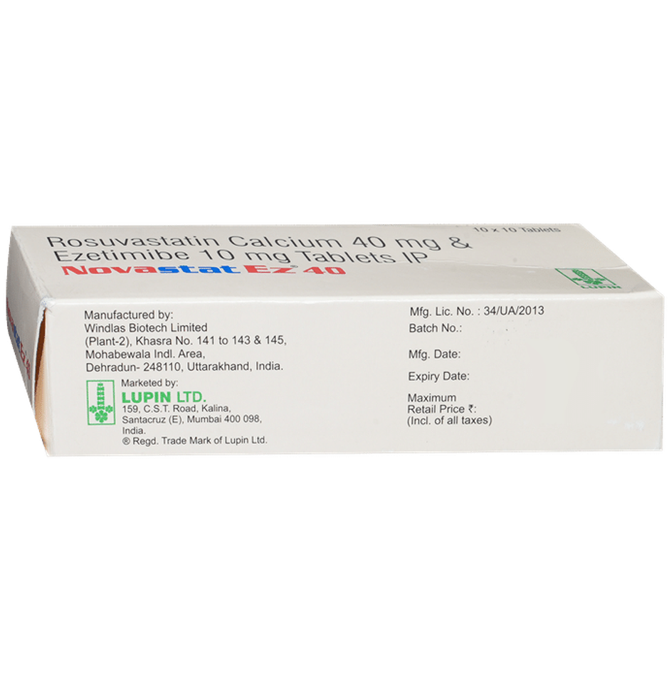 Novastat Ez 40 Tablet