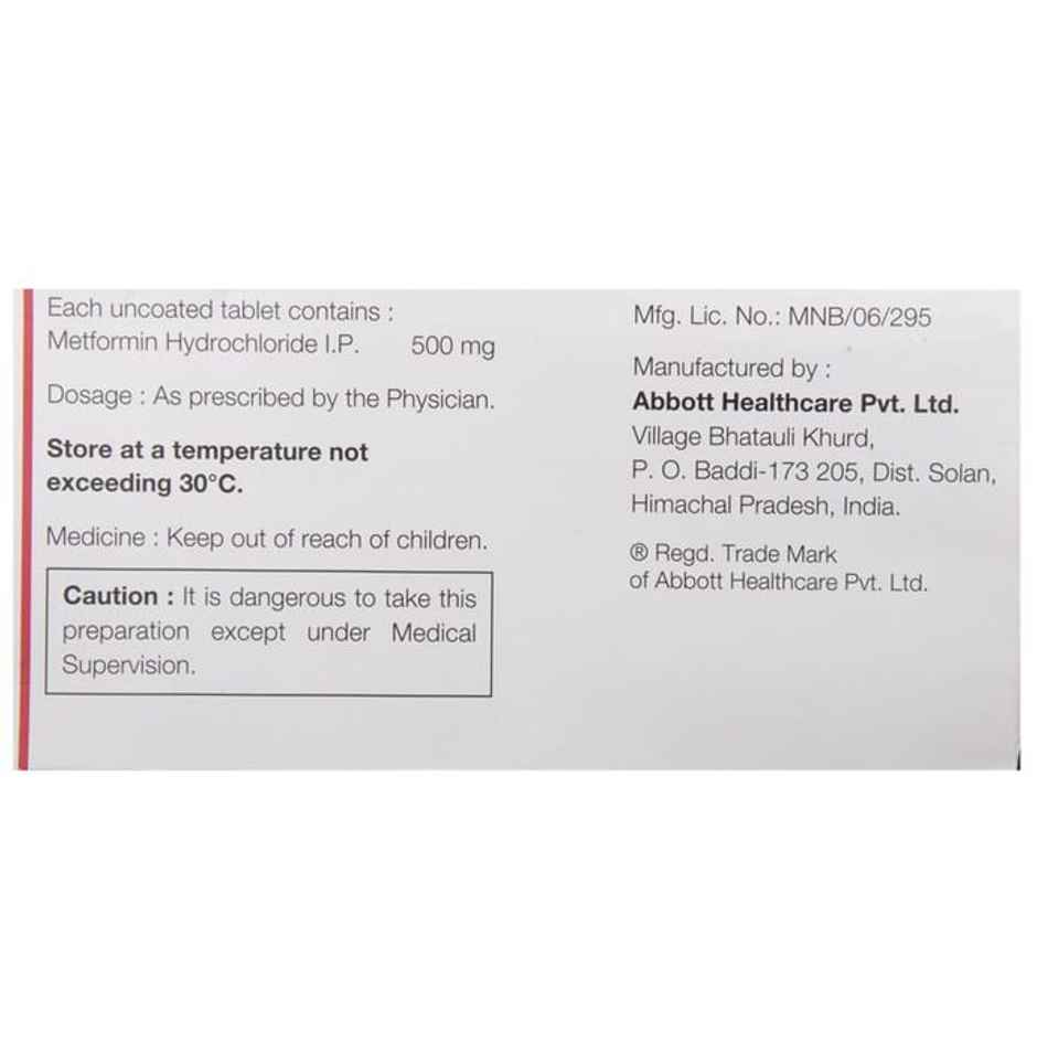 Gluformin 500 Tablet