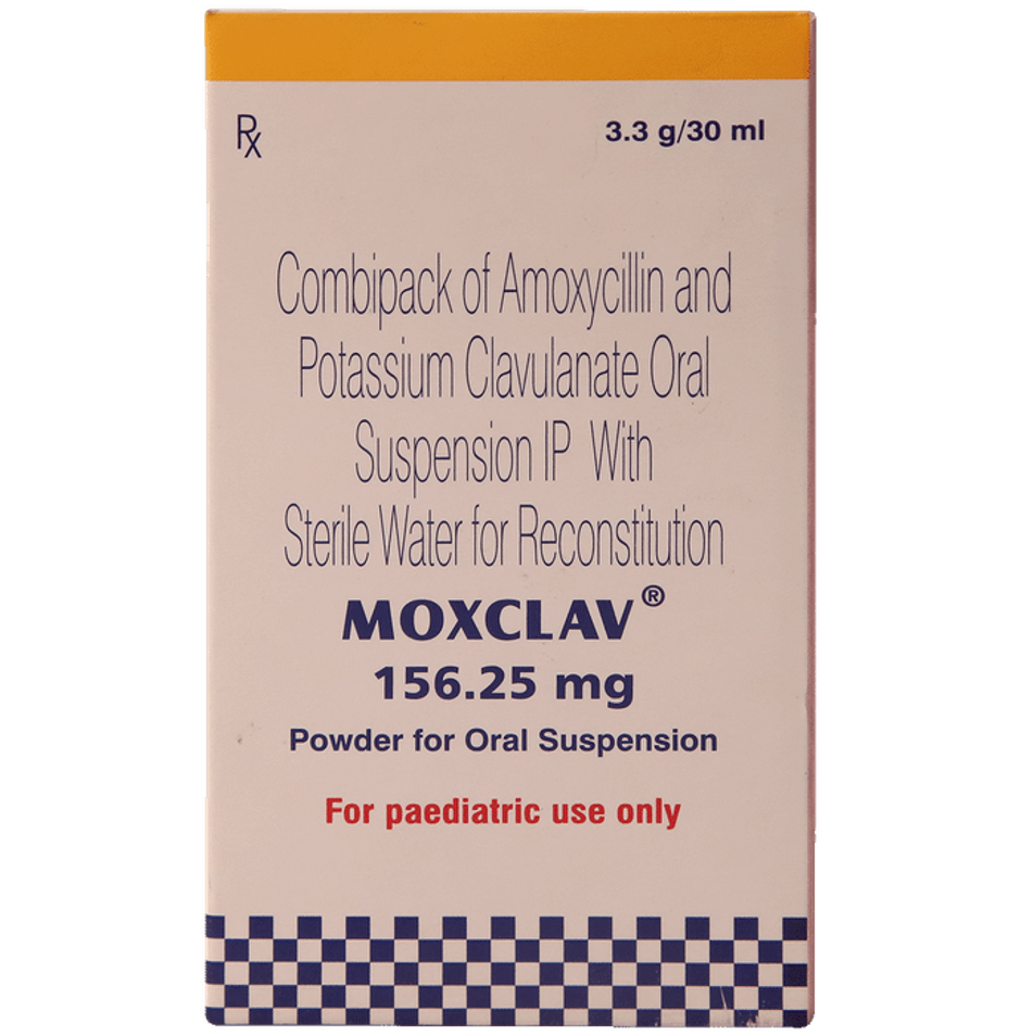 Moxclav 156.25mg Powder for Oral Suspension