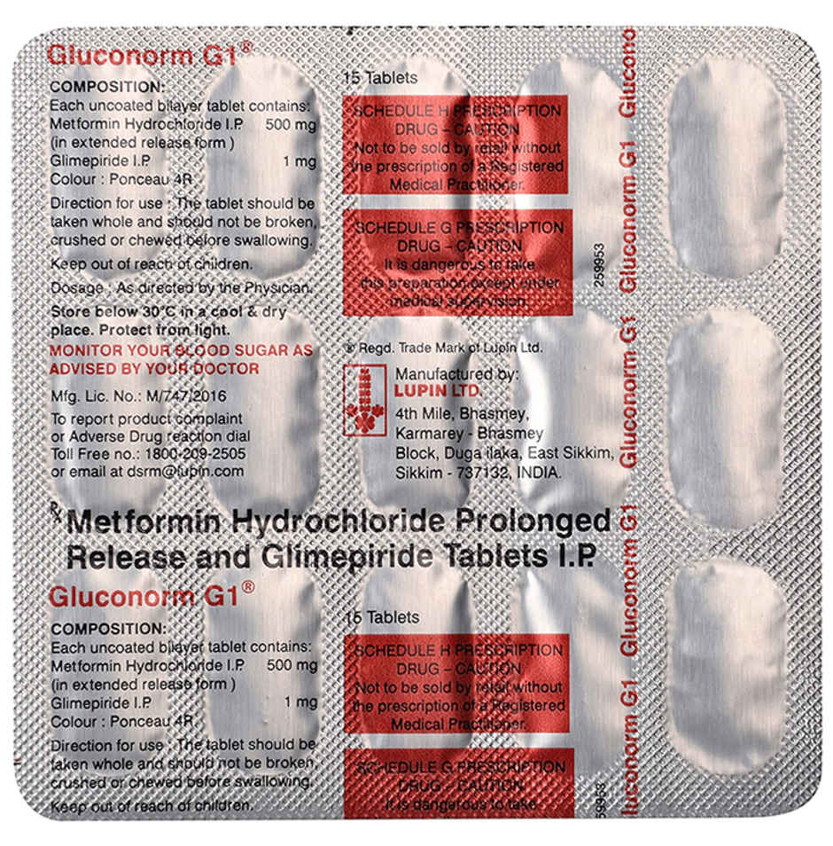 Gluconorm G1 Tablet PR