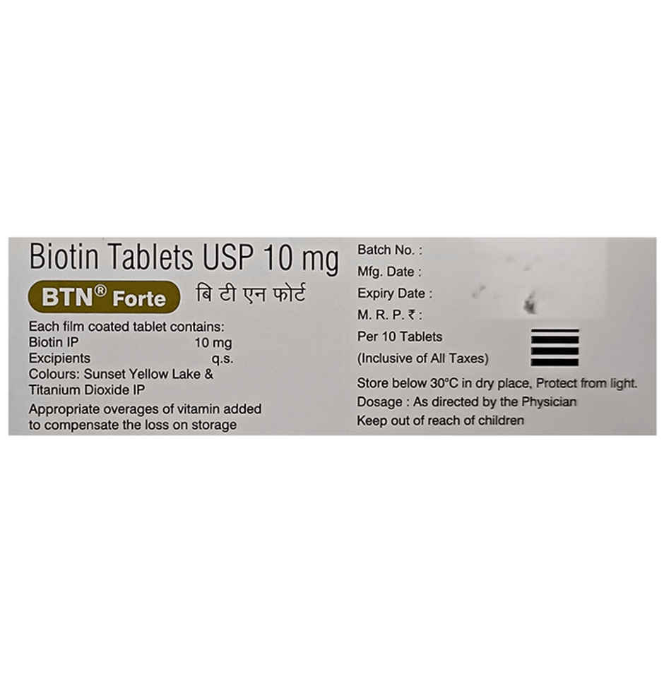BTN Forte 10mg Tablet