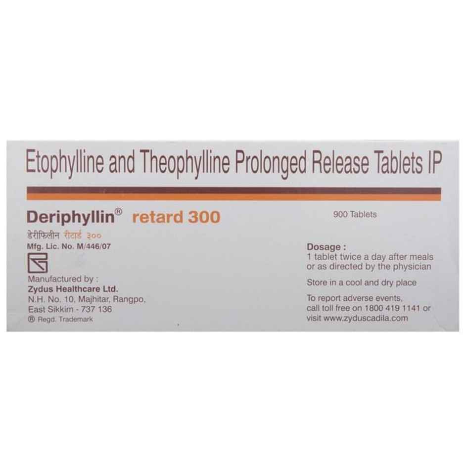 Deriphyllin Retard 300 Tablet PR