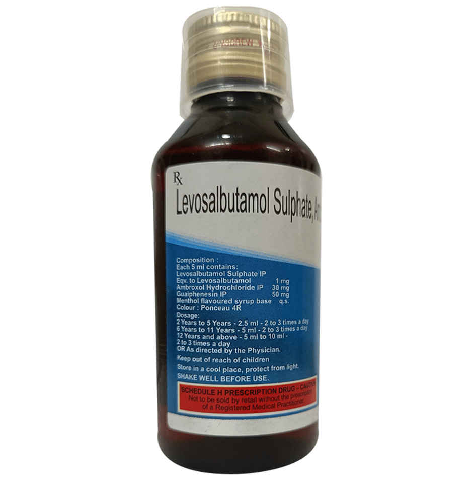 Macbery LS Strawberry Flavour Sugar Free Expectorant 