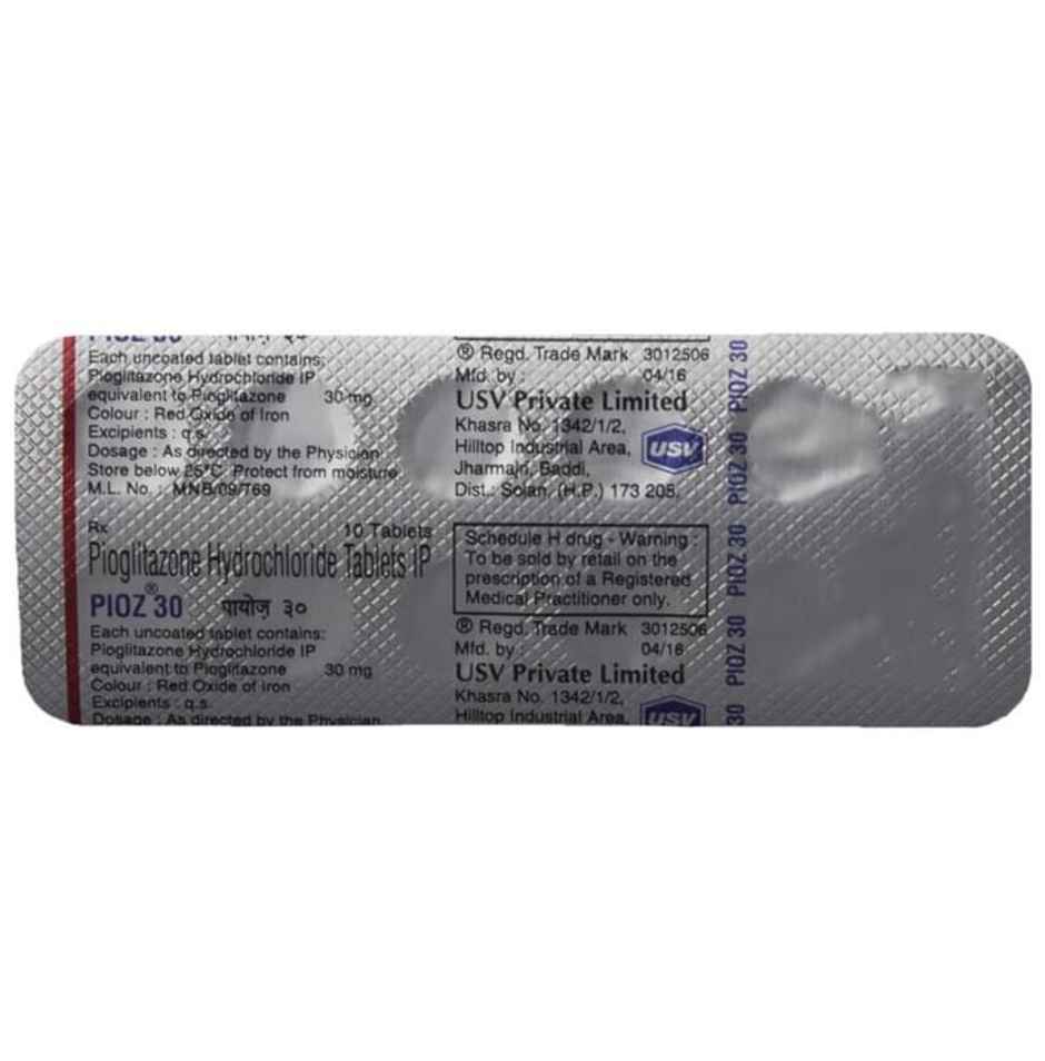 Pioz 30 Tablet