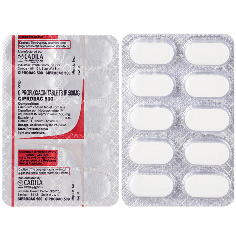 Ciprodac 500 Tablet