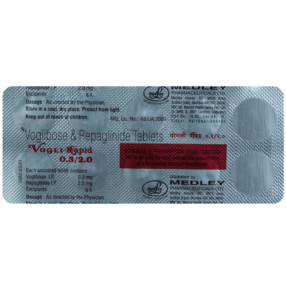 Vogli-Rapid 0.3/2.0 Tablet