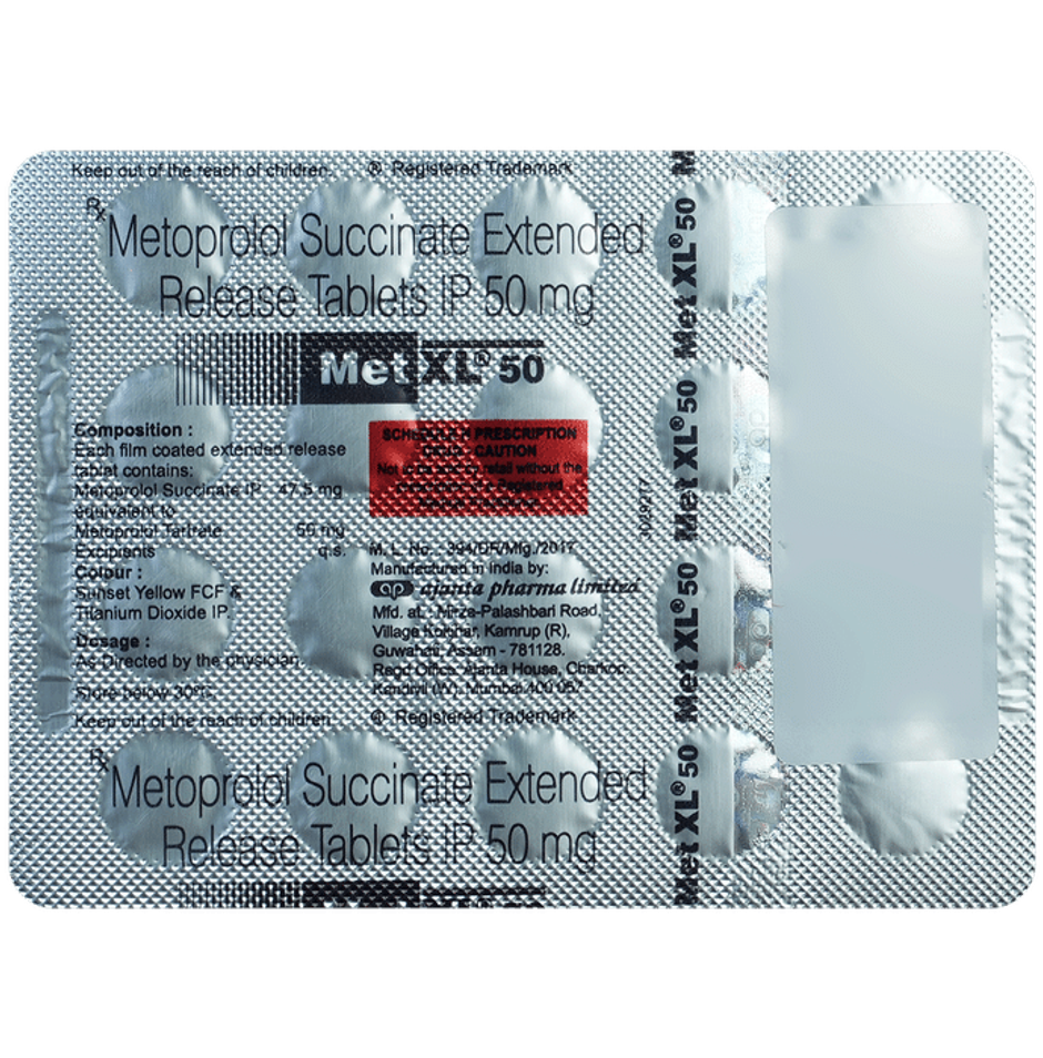 Met XL 50 Tablet ER