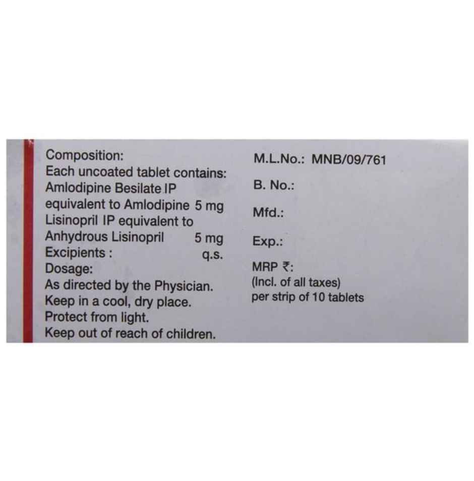 Amlosafe-LS 5/5 Tablet