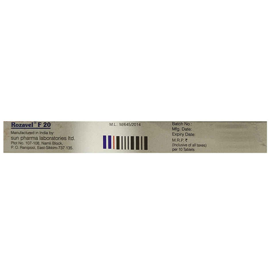 Rozavel F 20 Tablet