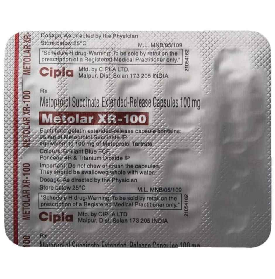 Metolar XR-100 Capsule