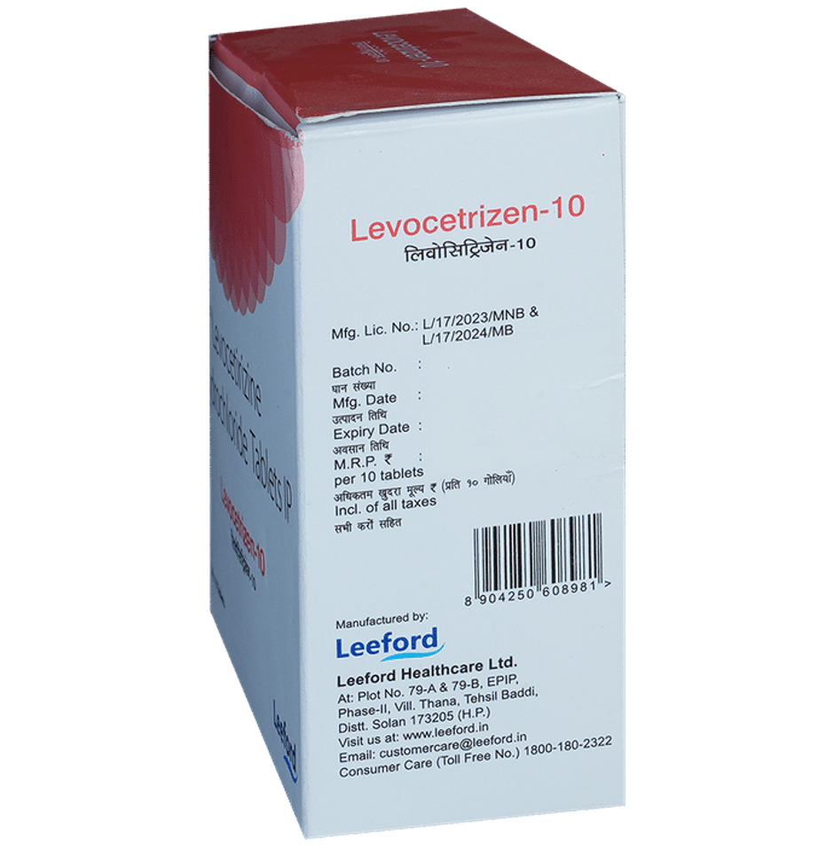 Levocetrizen-10 Tablet