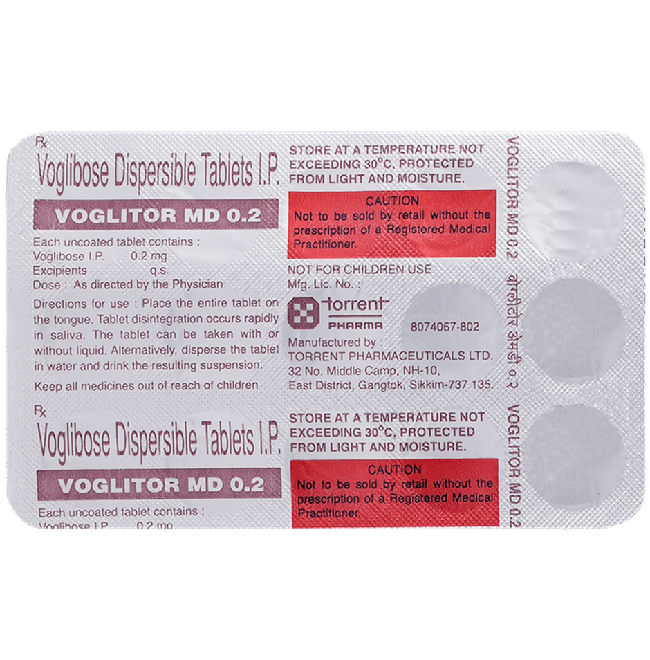 Voglitor MD 0.2 Tablet