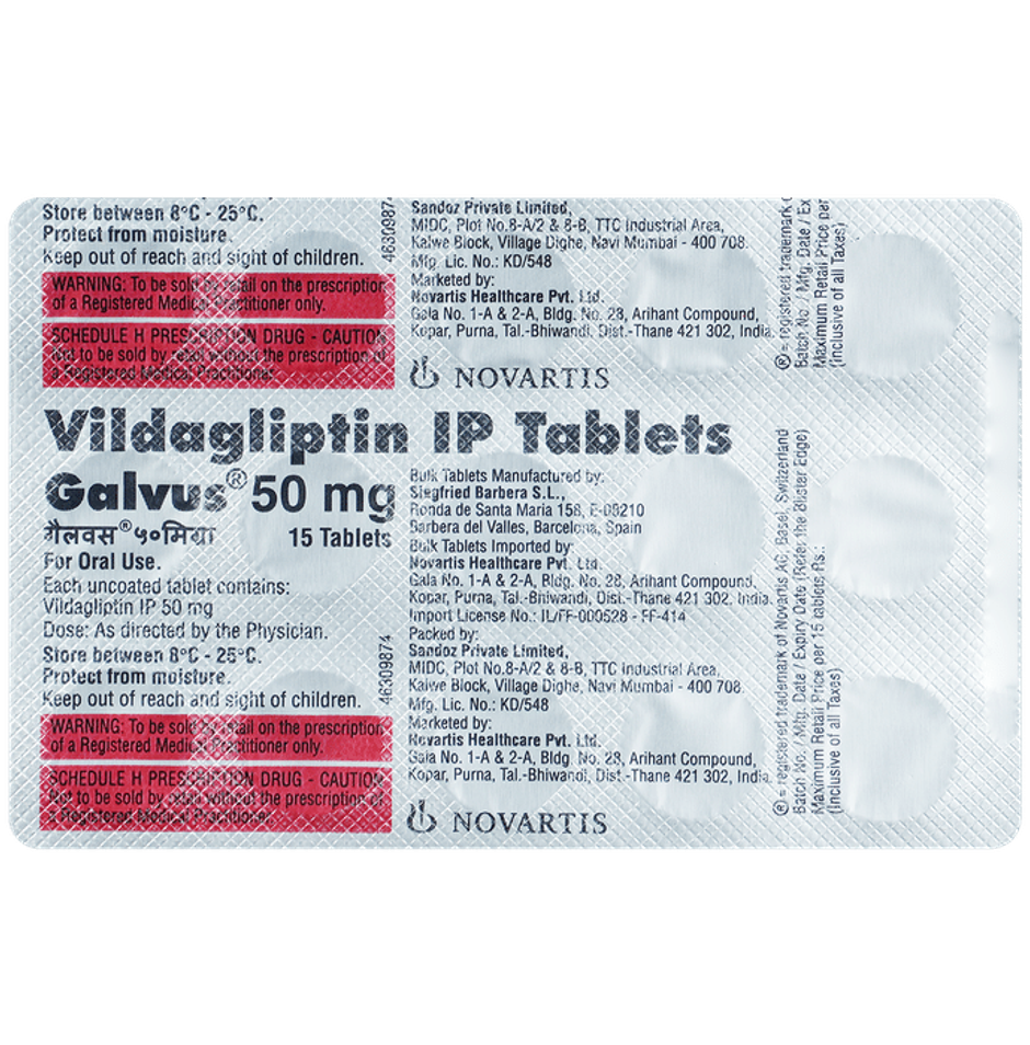 Galvus 50mg Tablet